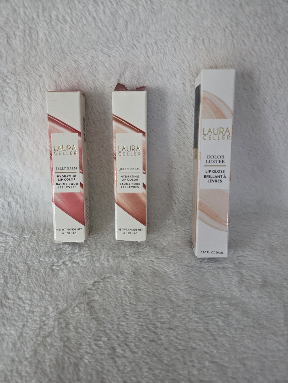 Laura Geller Lip Bundle - (2) Jelly Balms & (1) Lip Gloss
